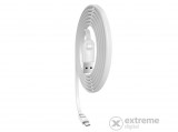 Joyroom microUSB adat- és töltőkábel, fehér, 1 m