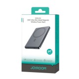 Joyroom Power Bank Magnetic Wireless charging, MagSafe, 20W, C+Lightning. PD 20W, 5000 mAh with Type-C - Type-C cable, Gray (JR-PBM08)