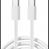 Joyroom S-A45 USB-C to USB-C cable, 60W, braided, 1m (white) (JYR1009)
