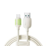 Joyroom S-A53 USB-A apa - Lightning apa Adat és töltő kábel 1,2m - Bézs (S-A53 1.2M A-L)