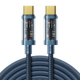 Joyroom S-CC100A12 USB-C - USB-C kábel 100W, 1.2m kék (S-CC100A12) - Adatkábel