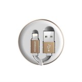Joyroom S-M346 2.4A Micro USB 1M Adatkábel - Fehér