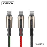 Joyroom S-M409 Knight PD 3A 1.2M MFI Adatkábel - Zöld