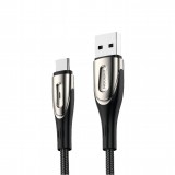 Joyroom Sharp Series fast charging cable USB-A - USB-C 3A 1.2m black (S-M411)