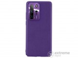 JoyRoom Star Lord műanyag, bőr hatású ultravékony tok Huawei P40 Pro 5G készülékhez, lila