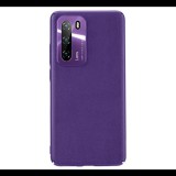 JOYROOM STAR LORD műanyag telefonvédő (ultravékony, fém kameravédő keret, bőr hatású bevonat) LILA [Huawei P40] (JR-BP707_P) - Telefontok