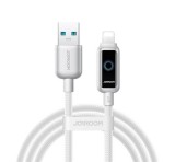 JOYROOM STARFLIGHT adatkábel (Type-C - lightning, 3A, PD gyorstöltő, LED jelzés, 120cm) FEHÉR Apple IPAD, IPAD 2, IPAD (3rd Generation)