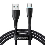 Joyroom Starry series SA32-AC6 USB-A apa - USB-C apa 2.0 Adat és töltő kábel - Fekete (1m) (SA32-AC6 BLACK)