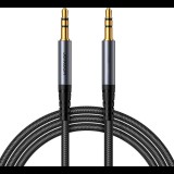 Joyroom SY-A08 AUX cable 3.5mm mini jack to 3.5mm mini jack, braided, 1.2m (black) (JYR913)