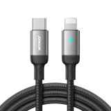 Joyroom USB kábel C - Lightning 20W A10 Series 1,2 m fekete (S-CL020A10)