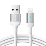 Joyroom USB kábel - Lightning 2.4A A10 Series 1.2 m fehér (S-UL012A10)