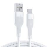 Joyroom  USB USB-C kábel 1m fehér (S-1030M12 White) (S-1030M12 White) - Adatkábel