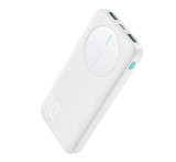 JOYROOM vésztöltő 2 USB+Type-C aljzat (10000mAh, 12W, PD gyorstöltő, LED jelzés) FEHÉR