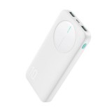 Joyroom vésztöltő 2 usb+type-c aljzat (10000mah, 12w, pd gyorstöltő, led jelzés) fehér