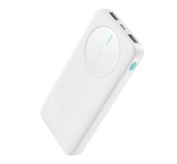 JOYROOM vésztöltő 2 USB+Type-C aljzat (10000mAh, 12W, PD gyorstöltő, LED jelzés) FEHÉR