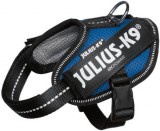 Julius-K9 IDC powAIR légáteresztő, szellőző, nyári hám kutyáknak kék színben (2-5 kg, 33-45 cm)