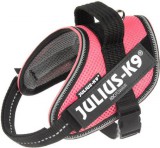 Julius-K9 IDC powAIR légáteresztő, szellőző, nyári hám kutyáknak rózsaszín színben (4-7 kg, 40-53 cm)