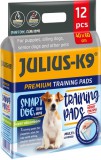 Julius-K9 prémium helyhez szoktató kutyapelenka öntapadó sarokkal (40 x 60 cm | 1 kis tasak ~ 12 db)