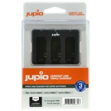 Jupio Compact USB Tripla akkumulátor-töltő GoPro Hero 3/3+/4 akkumulátorokhoz