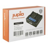 Jupio dupla  akkumulátor töltő Sony NP-F típusú akkumulátor foglalattal (12-14V / 3A)