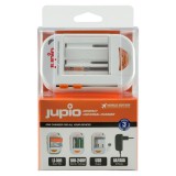 Jupio Kompakt világjáró univerzális Li-ion + AA/AAA + USB töltő