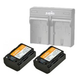 Jupio Sony NP-FZ100 2040mAh akkumulátor és USB Dual Charger Kit - Bontott, Akkumulátor Nélkül