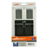 Jupio Value Pack 2x PS-BLS5 / PS-BLS50 1210 mAh Olympus fényképezőgép akkumulátor + USB dual tölt...