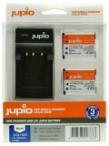 Jupio Value Pack Olympus Li-40B/Li-42B/NP45/D-Li63/EN-EL10 2db fényképezőgép akkumulátor + USB tö...
