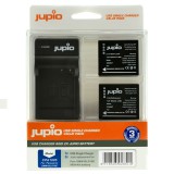 Jupio Value Pack Panasonic DMW-BLG10 2db fényképezőgép akkumulátor + USB töltő