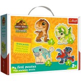Jurassic World: Aranyos dinoszauruszok - Első Baby puzzle 3-4-5-6db-os - Trefl