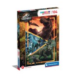 Jurassic World dinoszauruszok Supercolor 104db-os puzzle - Clementoni