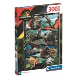 Jurassic World Újjászületés őslények támadása 300db-os puzzle - Clementoni