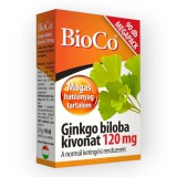 JuvaPharma Kft BioCo Ginkgo Biloba kivonat 120 mg étrend-kiegészítő tabletta 90x