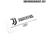 Juventus utca tábla (fehér) - eredeti, hivatalos klubtermék