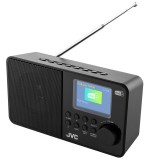 JVC DAB RA-E611B-DAB Rádió - Fekete (RA-E611B-DAB)