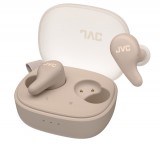 JVC HA-A23T-T True Wireless zajszűrős Bluetooth fülhallgató, barna, IPX4, 26 óra üzemidő