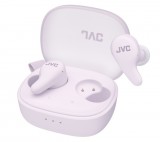 JVC HA-A23T-V True Wireless zajszűrős Bluetooth fülhallgató IPX4 szőlő joghurt színben, 26 óra üzemidő, USB-C, JVC Gumy sorozat