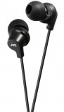 JVC HA-FX10B utcai fülhallgató fekete, 9mm neodímium meghajtóval, 1,2m kábel, 3 szilikon betét