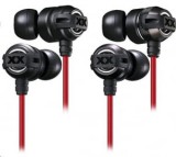JVC HA-FX1X fülhallgató fekete (erőteljes és dinamikus mély hangok,10mm neodymium meghajtó)