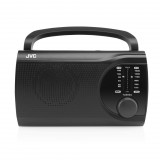 JVC RA-E321B hordozható FM rádió fekete (RA-E321B)