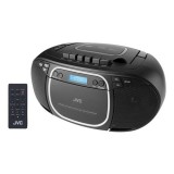 JVC RC-E561B 16W, Vezetékes, Kazettás, Hordozható, Rádiós (DAB/FM/RDS), Fekete CD lejátszó