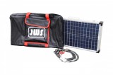 JWS Hordozható napelem táska 12V 100W monokristályos mobil napelem koffer