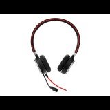 Jabra Duo headset Jabra EVOLVE 40 UC-hez 3.5mm Jack (USB kontroller nélkül) (14401-10) (14401-10) - Fejhallgató