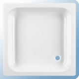 Jika Sofia szögletes zuhanytálca 90x90cm, acél, fehér, csúszásgátlós felülettel (Antislip)