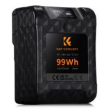 K&F Concept V-Mount akkumulátor, 99Wh, 14.8V, 6700mAH, PD65W, oled kijelző (KF-28-0024)
