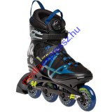 K2 FIT 84 Speed Boa black/blue/yellow görkorcsolya