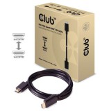 KAB Club3D HDMI 2.1 MALE TO HDMI 2.1 MALE ULTRA HIGH SPEED 10K 120Hz 2m/ 6.56ft