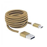 KAB USB AM-MICRO-15G Micro USB kábel 1,5m - Arany (SBOX_W027107)
