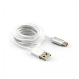 KAB USB AM-MICRO-15W Micro USB kábel 1,5m - Ezüst (SBOX_W027111)