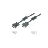 Kábel - 118811 (VGA kábel, HD15, ferrit gyűrűvel, duplán árnyékolt, apa/apa, 3m) (EQUIP_118811)